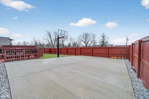Outdoor living area at 1861 Osman Drive, Avon, IN
