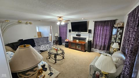 Living room at 716 Allen Drive, Sweetser, IN