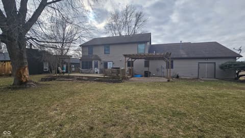 Backyard at 716 Allen Drive, Sweetser, IN