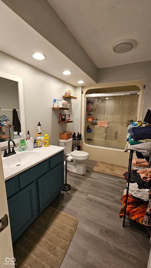 Bathroom at 716 Allen Drive, Sweetser, IN