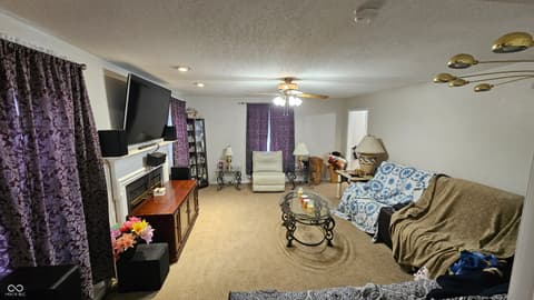 Living room at 716 Allen Drive, Sweetser, IN