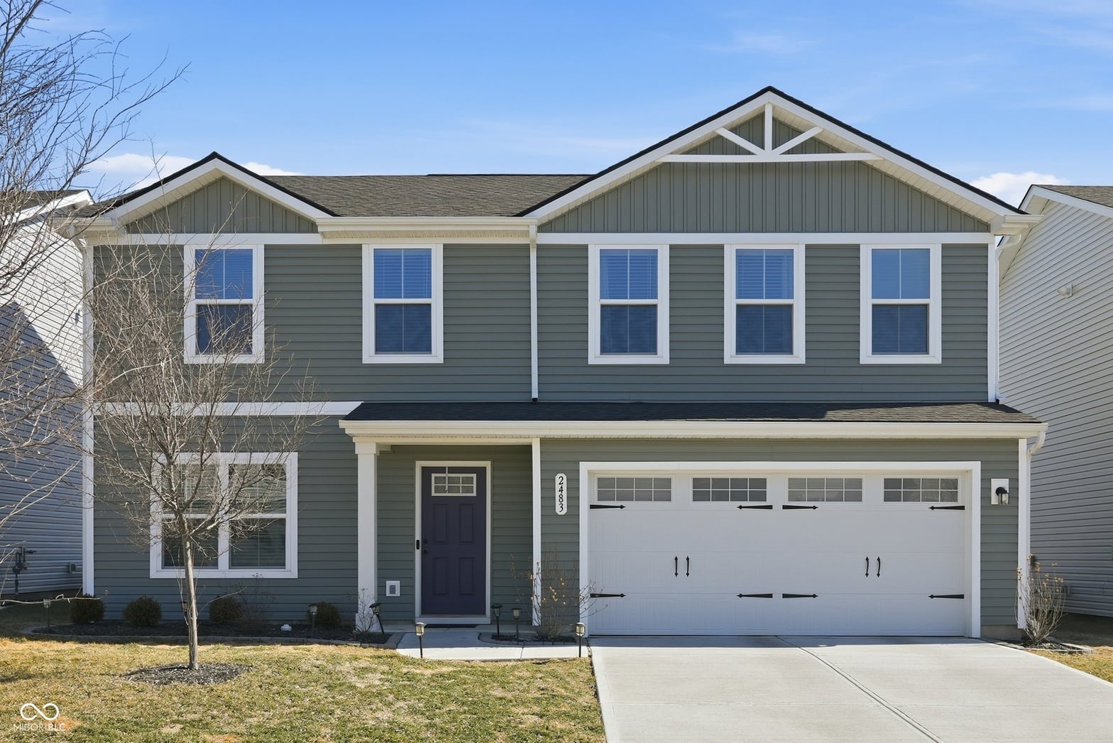 Front exterior at 2483 St George Way, Lebanon, IN