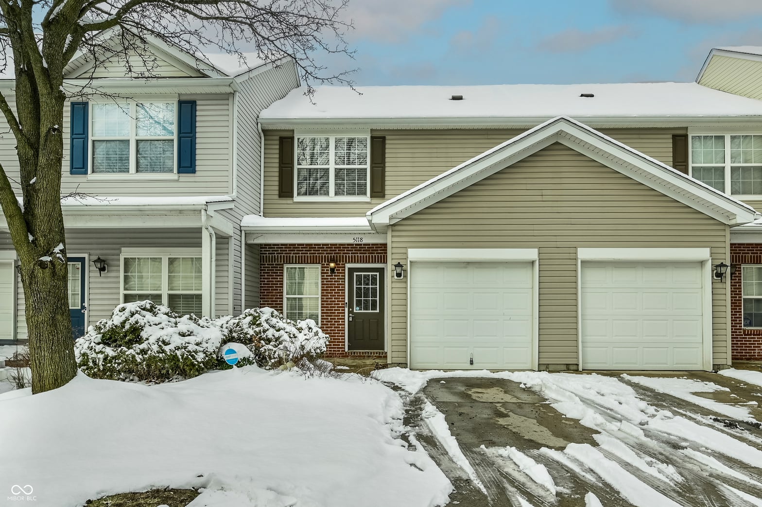 Front exterior at 5118 Tuscany Lane, Indianapolis, IN