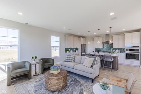 Living room at 15732 Showdown Road, Noblesville, IN