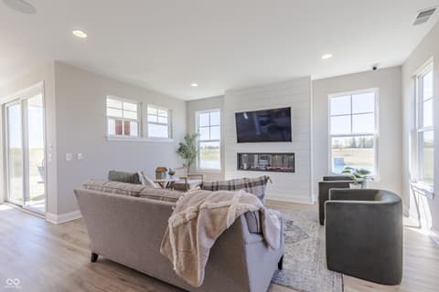 Living room at 15732 Showdown Road, Noblesville, IN