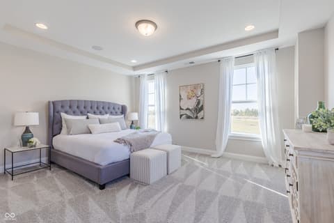 Primary bedroom at 15732 Showdown Road, Noblesville, IN