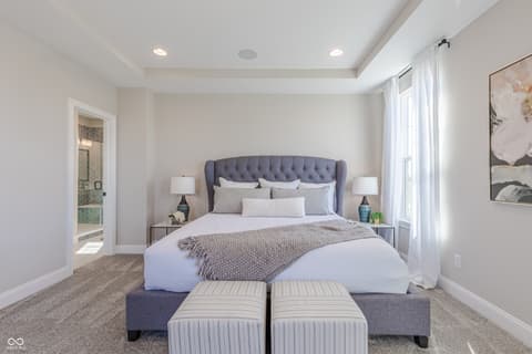 Primary bedroom at 15732 Showdown Road, Noblesville, IN
