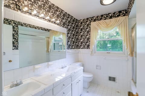 Bathroom at 5459 Hedgerow Drive, Indianapolis, IN