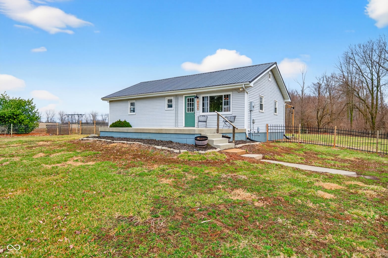 Front exterior at 3420 N 500 E, Crawfordsville, IN