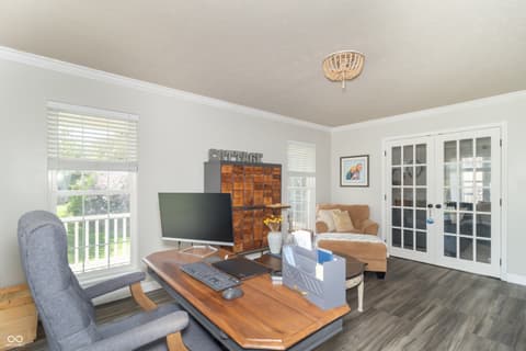 Home office at 1132 Chapman Drive, Greenfield, IN