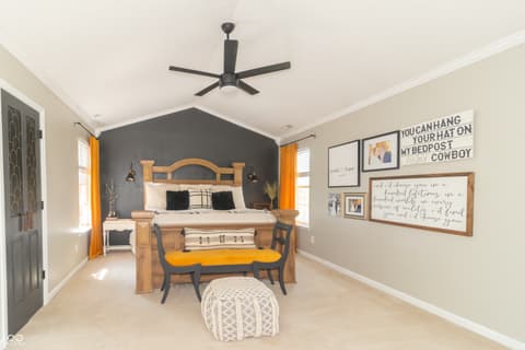 Primary bedroom at 1132 Chapman Drive, Greenfield, IN