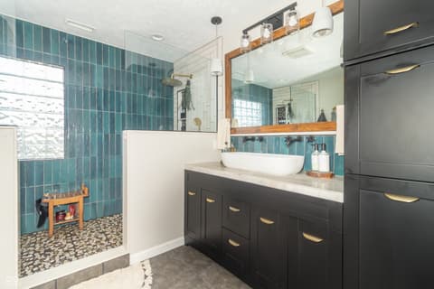 Primary bathroom at 1132 Chapman Drive, Greenfield, IN