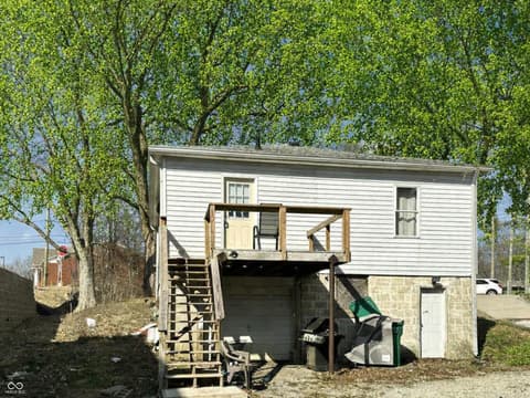 Backyard at 8225 Crawfordsville Road, Indianapolis, IN