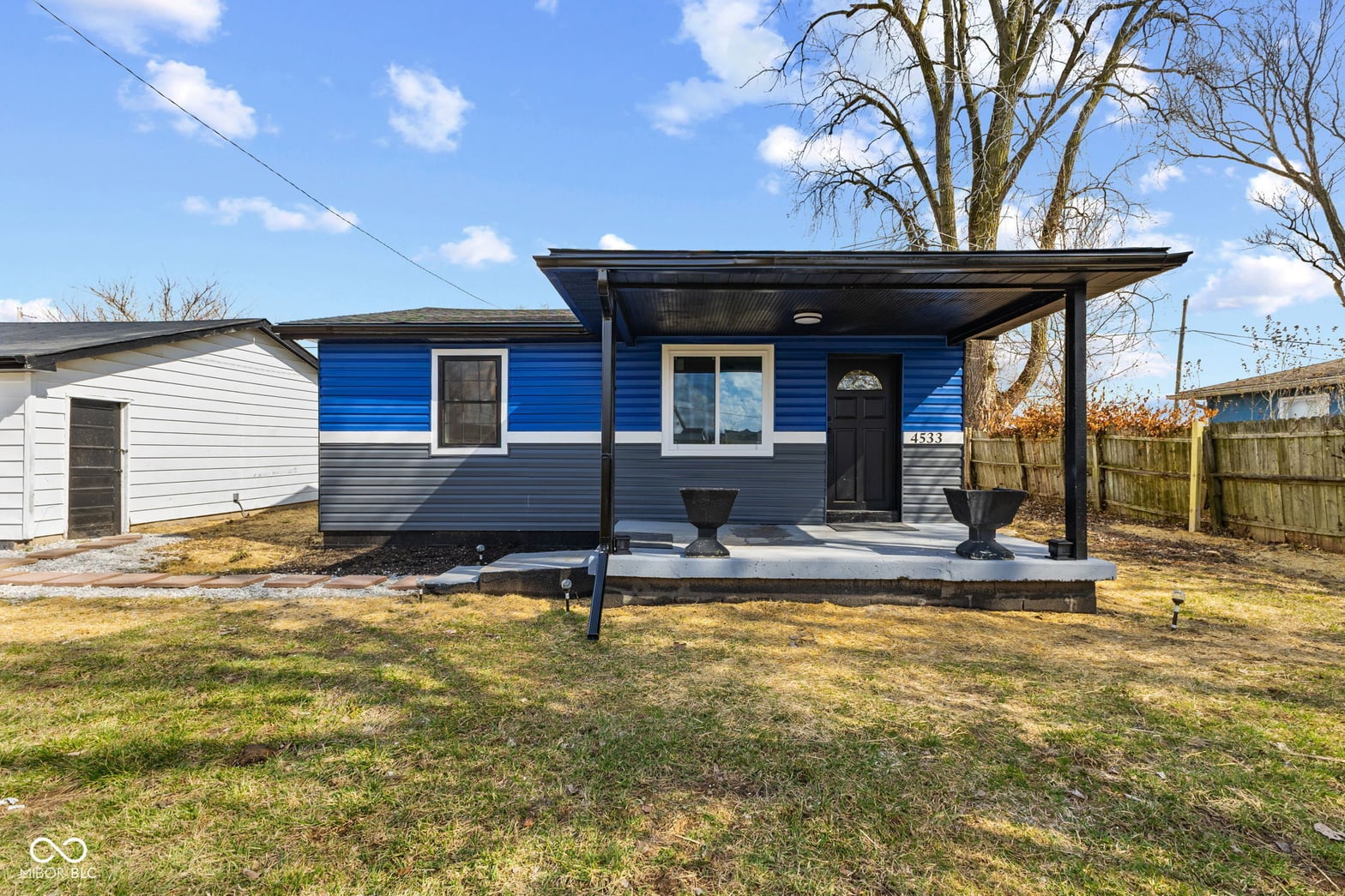 Front exterior at 4533 Gordon Drive, Plainfield, IN