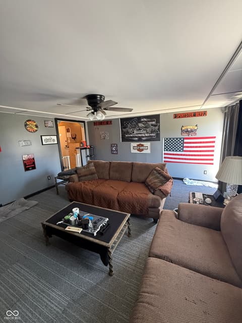 Living room at 4916 Ingleside Lane, Indianapolis, IN