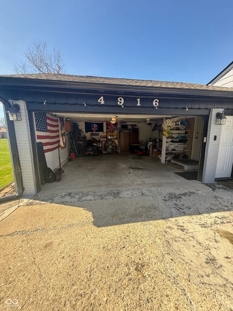 Garage at 4916 Ingleside Lane, Indianapolis, IN