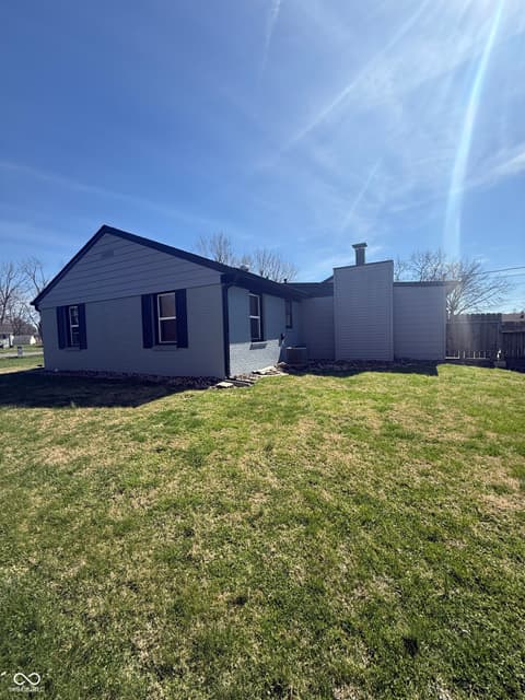 Backyard at 4916 Ingleside Lane, Indianapolis, IN