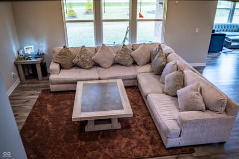 Living room at 902 Garrison Drive, Greenwood, IN