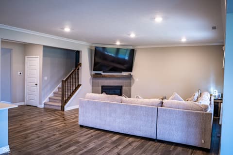 Living room at 902 Garrison Drive, Greenwood, IN