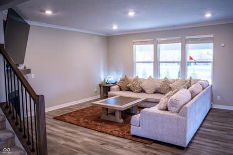 Living room at 902 Garrison Drive, Greenwood, IN