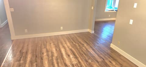Family room at 10671 E State Road 7, Columbus, IN
