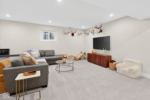 Living room at 1818 Ruckle Street, Indianapolis, IN