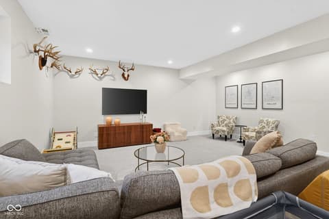 Living room at 1818 Ruckle Street, Indianapolis, IN