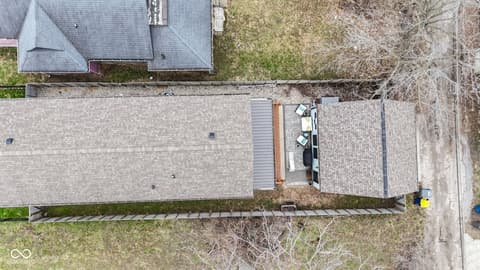 Aerial view at 1818 Ruckle Street, Indianapolis, IN