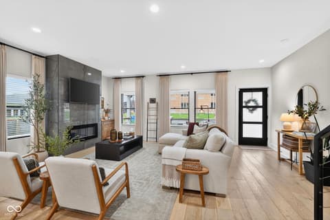 Living room at 1818 Ruckle Street, Indianapolis, IN