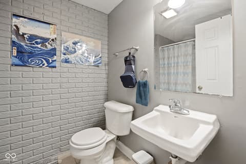Bathroom at 2020 Ruckle Street, Indianapolis, IN
