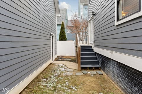 Backyard at 2020 Ruckle Street, Indianapolis, IN