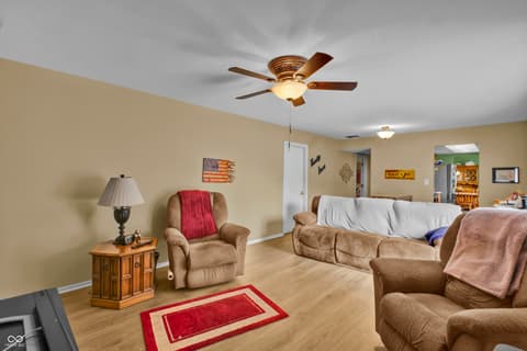 Living room at 4525 Chapel Drive, Columbus, IN
