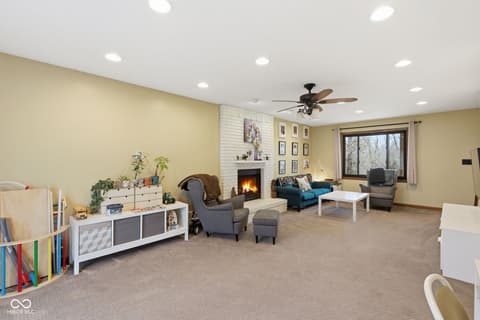 Living room at 8848 Classic Circle, Indianapolis, IN
