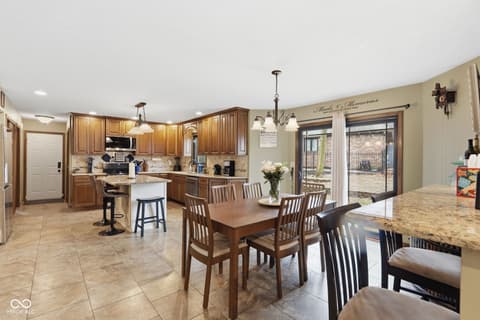 Dining room at 8848 Classic Circle, Indianapolis, IN