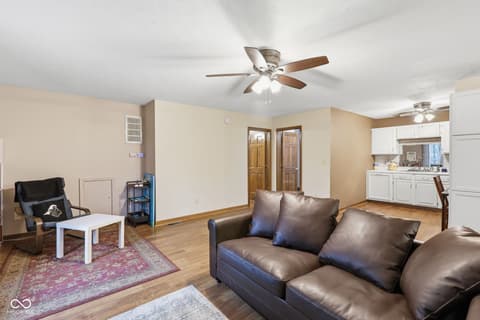 Living room at 8848 Classic Circle, Indianapolis, IN