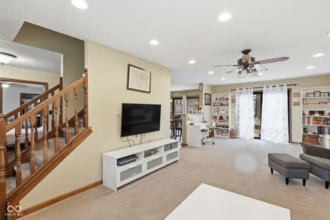 Living room at 8848 Classic Circle, Indianapolis, IN