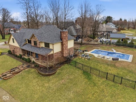 Side exterior at 8848 Classic Circle, Indianapolis, IN