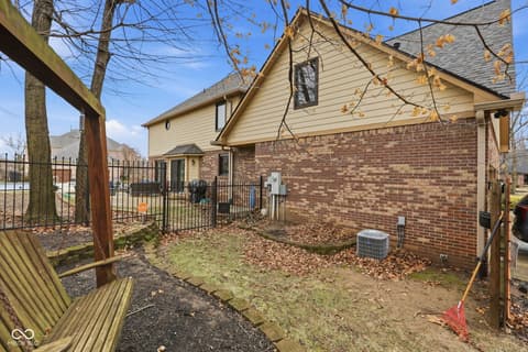 Backyard at 8848 Classic Circle, Indianapolis, IN