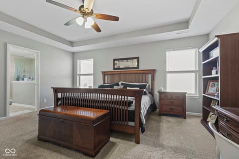 Bedroom at 4380 Fox Hunt Drive, Bargersville, IN