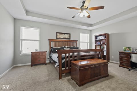 Bedroom at 4380 Fox Hunt Drive, Bargersville, IN