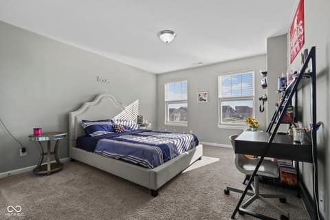 Bedroom at 4380 Fox Hunt Drive, Bargersville, IN