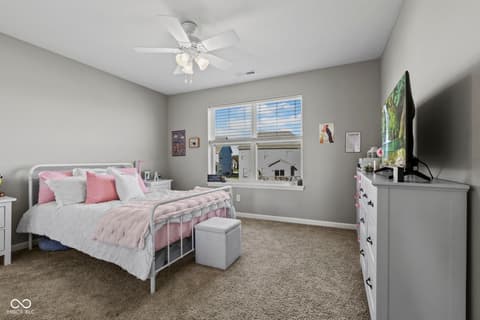 Bedroom at 4380 Fox Hunt Drive, Bargersville, IN