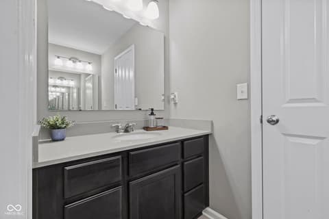 Bathroom at 4380 Fox Hunt Drive, Bargersville, IN