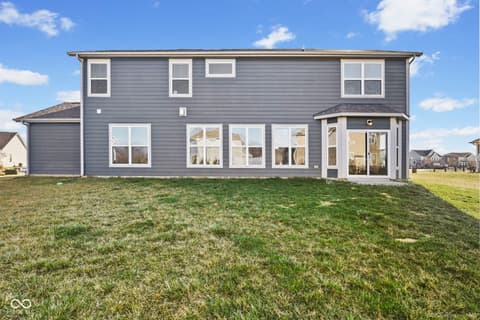 Backyard at 4380 Fox Hunt Drive, Bargersville, IN