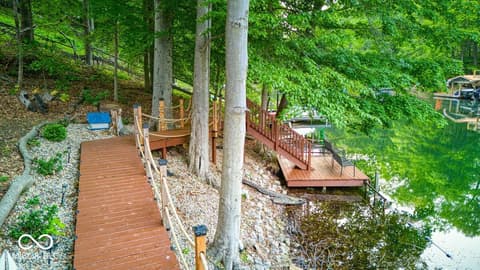 Dock — 8205 Bass Drive, Nineveh, IN