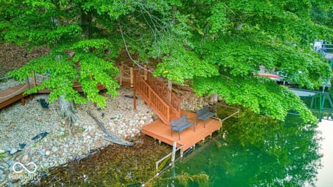 Yard at 8205 Bass Drive, Nineveh, IN