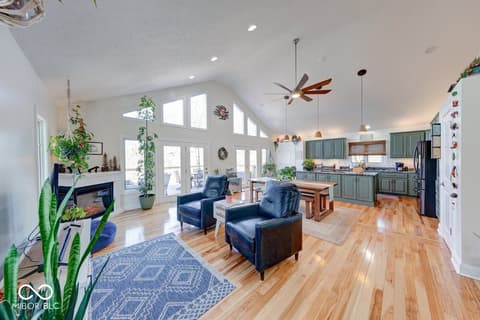 Living room at 8205 Bass Drive, Nineveh, IN