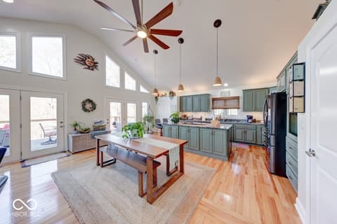Dining room at 8205 Bass Drive, Nineveh, IN