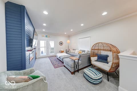 Living room at 8205 Bass Drive, Nineveh, IN