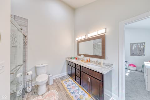 Bathroom at 8205 Bass Drive, Nineveh, IN